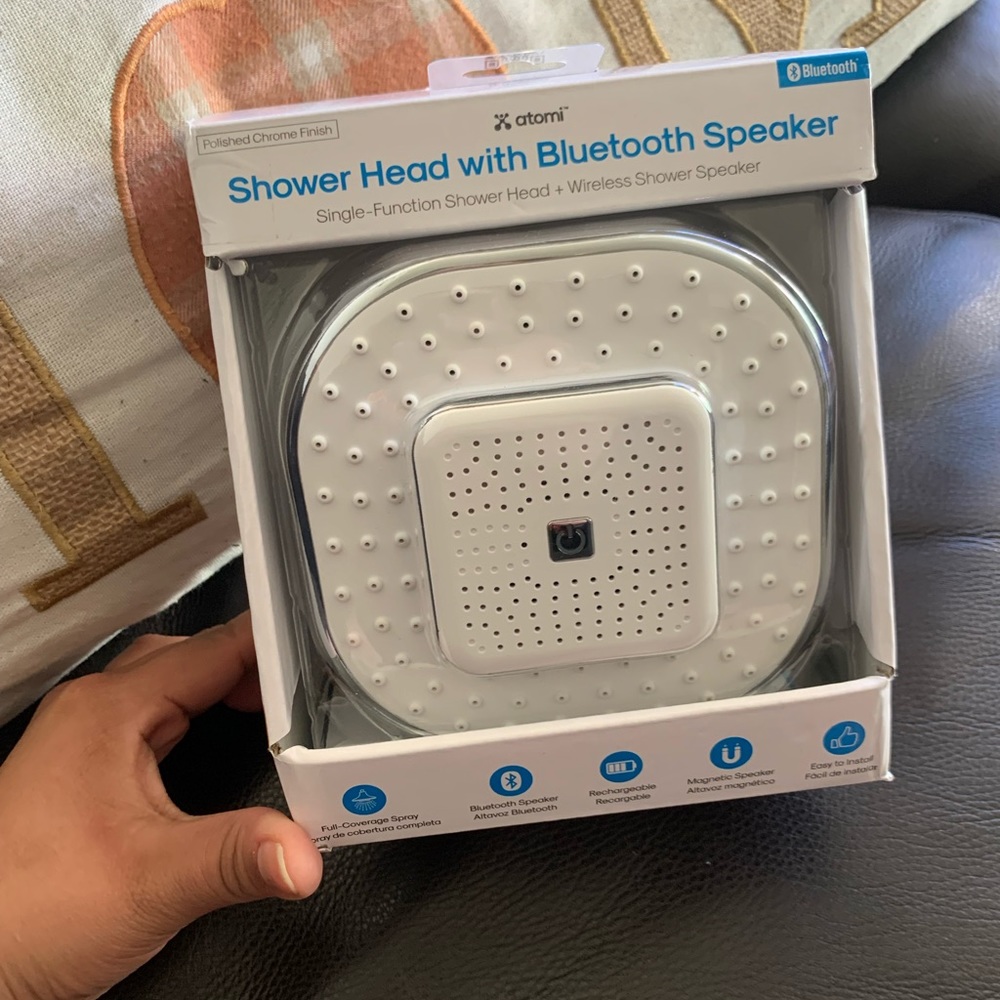 Atomi Shower Head with Bluetooth Speaker